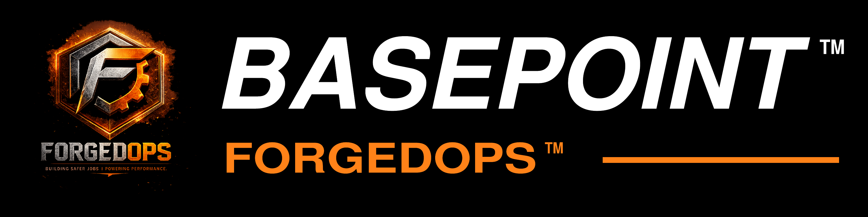 BASEPOINT reverse label with individual serial identification and website QR code